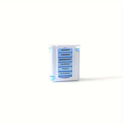 Portable Moisture-Proof Pill Box with 28 Compartments