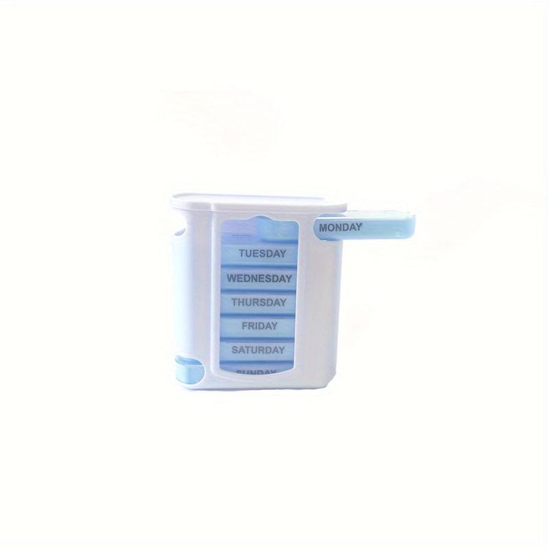 Portable Moisture-Proof Pill Box with 28 Compartments