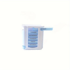 Portable Moisture-Proof Pill Box with 28 Compartments