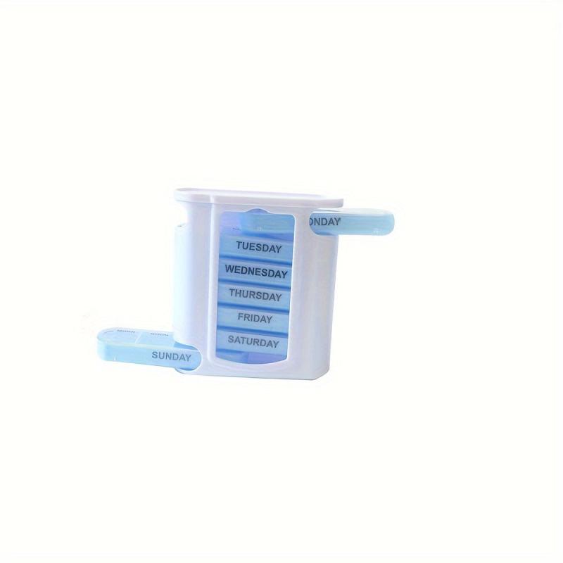 Portable Moisture-Proof Pill Box with 28 Compartments