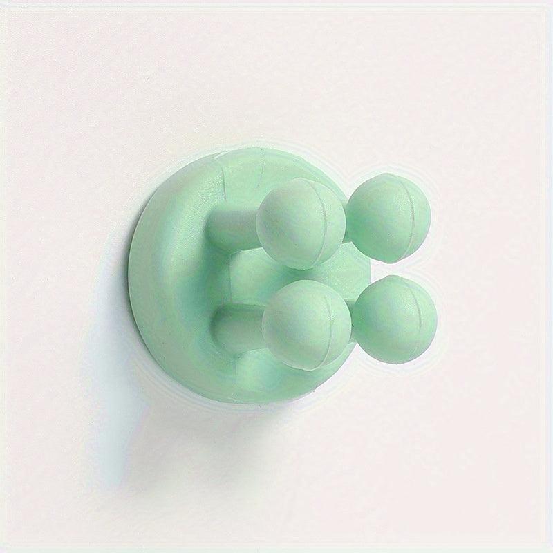 Silicone Toothbrush Razor Holders Hook Wall Door Hooks for Home Office