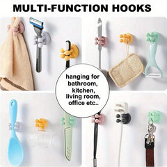 Silicone Toothbrush Razor Holders Hook Wall Door Hooks for Home Office