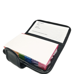 Colorful 7-Day Pill Box 28 Grids 7 Colors Rainbow Leather Clip Medicine Box