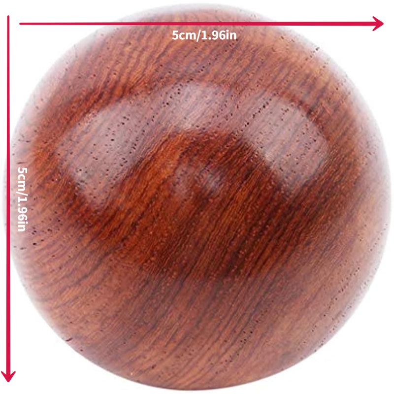 Wooden Therapy Stress Balls Rosewood Hand Grip Strengthening