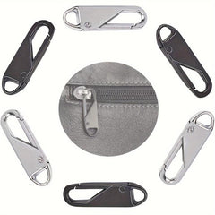 4pcs Zipper Slider Repair Tool Kit Replacement Bag Zipper Head DIY Sewing Craft