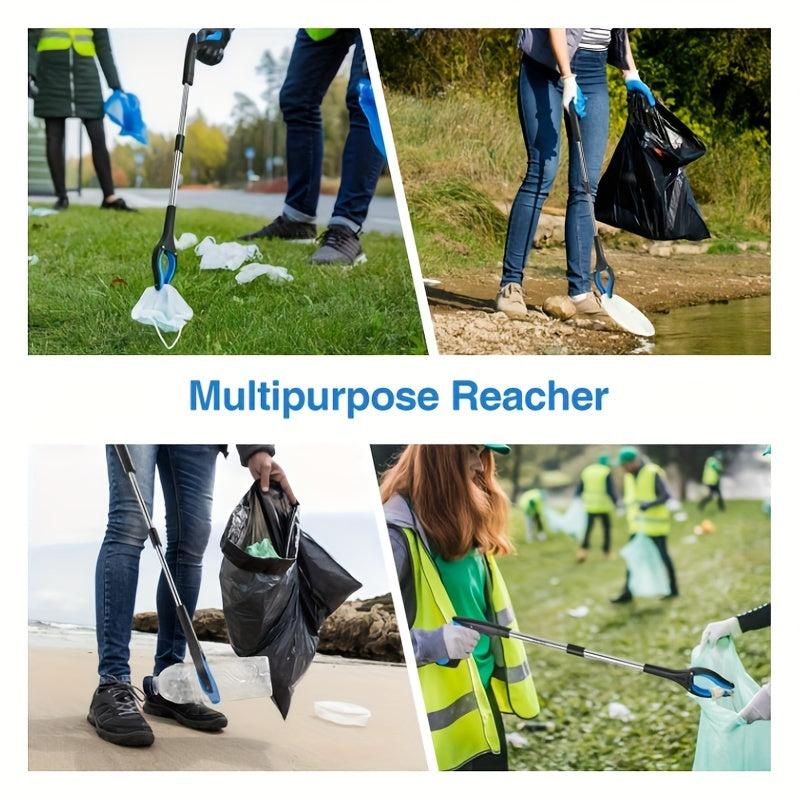 Thickened Foldable Sanitary Garbage Clip Long Handle Cleaner