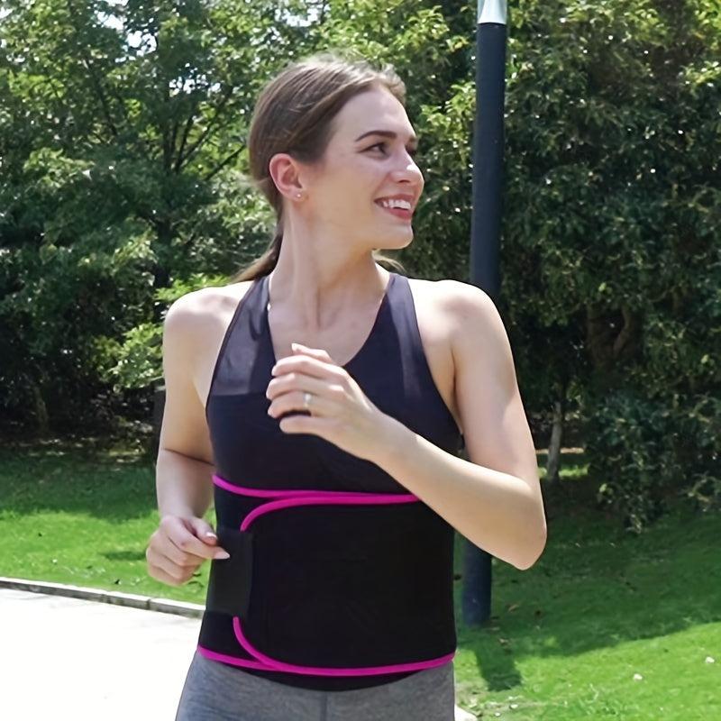 Adjustable Neoprene Waist Belt for Fitness and Body Shaping