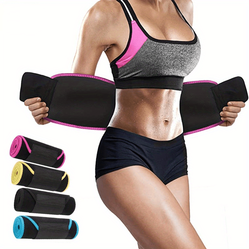Adjustable Neoprene Waist Belt for Fitness and Body Shaping