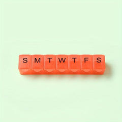 Portable Pill Organizer 7 Compartments Travel Pill Box