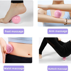 Spiky Massage Ball Hot Cold Therapy Plantar Fasciitis Soreness Massager