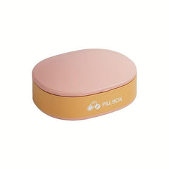 Waterproof Small Pill Box Pocket Purse 6 Compartments Pill Case