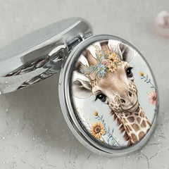 Giraffe Pill Box 3 Compartment Mini Pocket Purse Portable Organizer