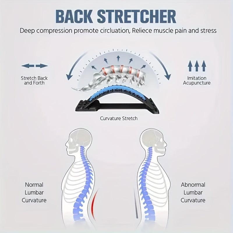 Back Stretcher 3 Levels Massage Device Decompression Board