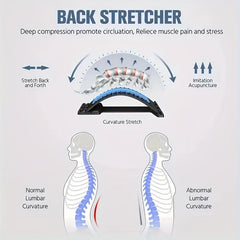 Back Stretcher 3 Levels Massage Device Decompression Board