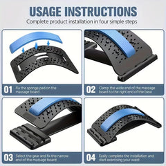 Back Stretcher 3 Levels Massage Device Decompression Board