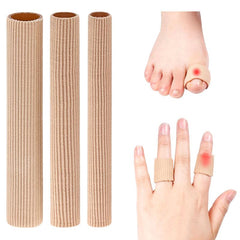 3pcs Toe Cushion Tube Gel Separator Spacer Pain Relief Women Men