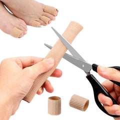3pcs Toe Cushion Tube Gel Separator Spacer Pain Relief Women Men