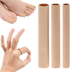 3pcs Toe Cushion Tube Gel Separator Spacer Pain Relief Women Men