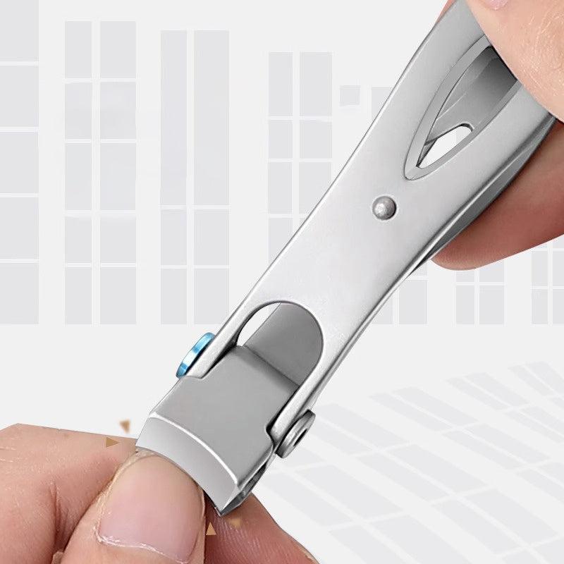Stainless Steel Nail Clippers for Thick Nails Wide Jaw Opening Toenail Cutter