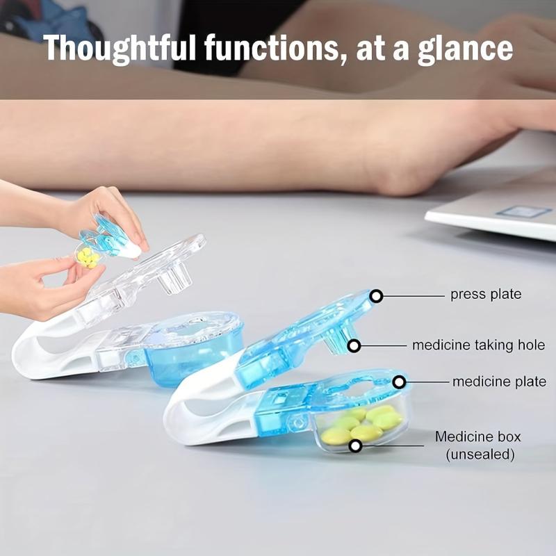 Portable Tablet Dispenser for Travel Use