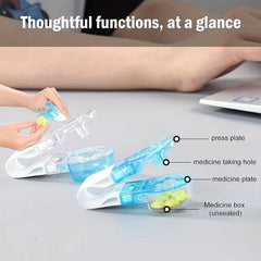 Portable Tablet Dispenser for Travel Use