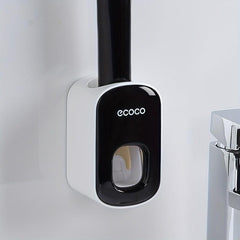 Toothbrush Holder Squeeze Toothpaste Set Wall Hanging Punch Installation