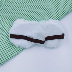 Plush Big Dog Eye Mask for Sleep Travel Nap