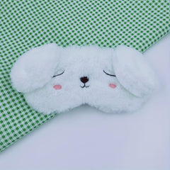 Plush Big Dog Eye Mask for Sleep Travel Nap