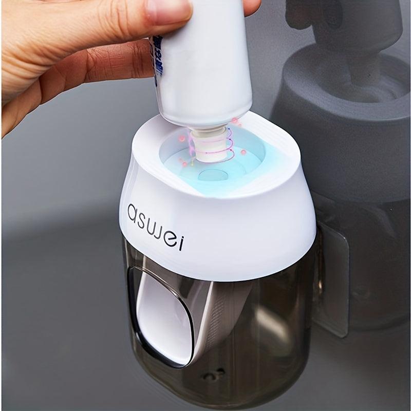 Automatic Toothpaste Dispenser & Wall Holder Set