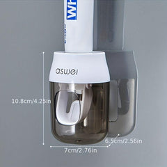 Automatic Toothpaste Dispenser & Wall Holder Set