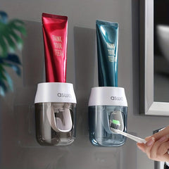 Automatic Toothpaste Dispenser & Wall Holder Set