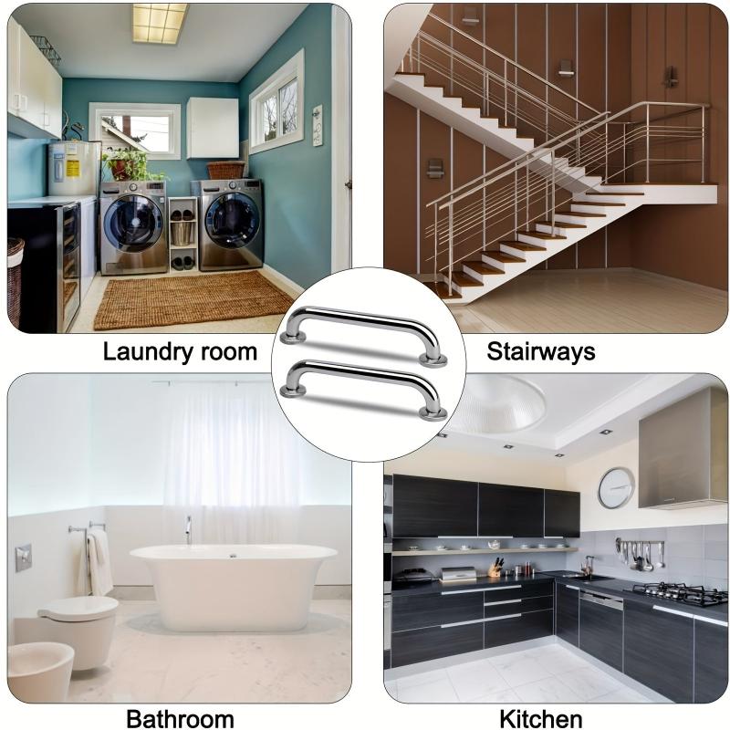 Bathroom Safety Grab Bar Handle Shower Rail Anti Slip Grip Elderly Disabled