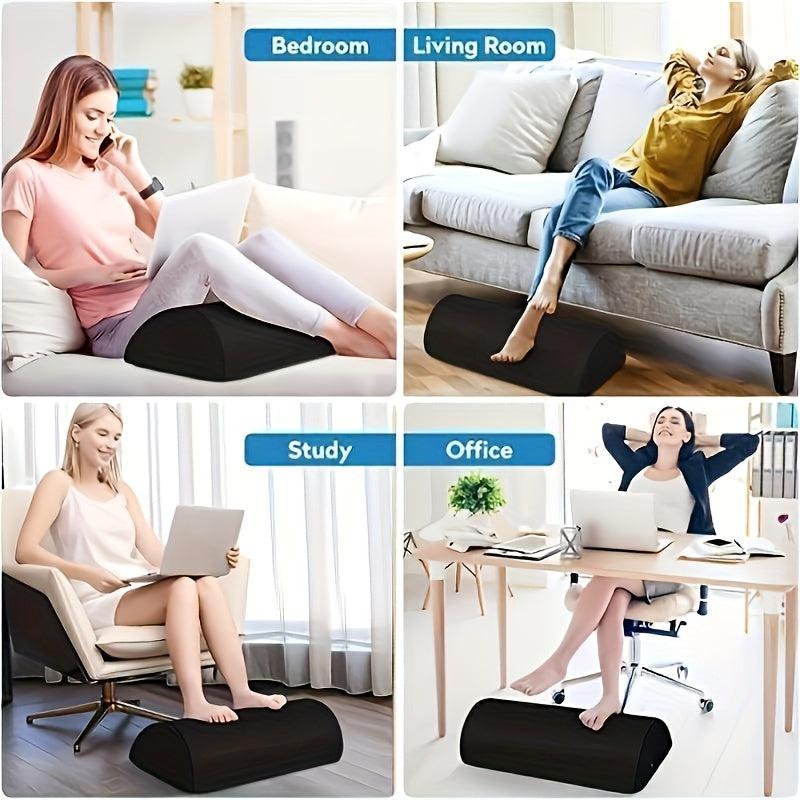 Leg Pillow Lumbar Support Foot Rest Latex Waist Pillow for Lower Back Pain