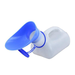 Medical Unisex Urinal 1000mL w/ Interface & Lid for Car Camping Travel