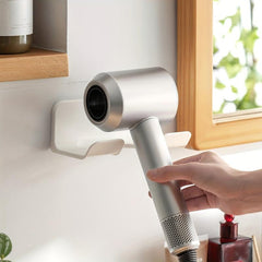 Hair Dryer Rack Toilet Shelf Bathroom Wall Mounted