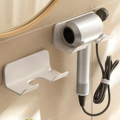 Hair Dryer Rack Toilet Shelf Bathroom Wall Mounted