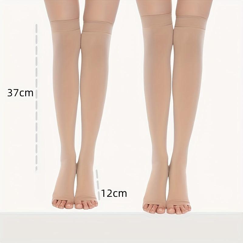 2 Pairs Women's Compression Socks for Varicose Veins