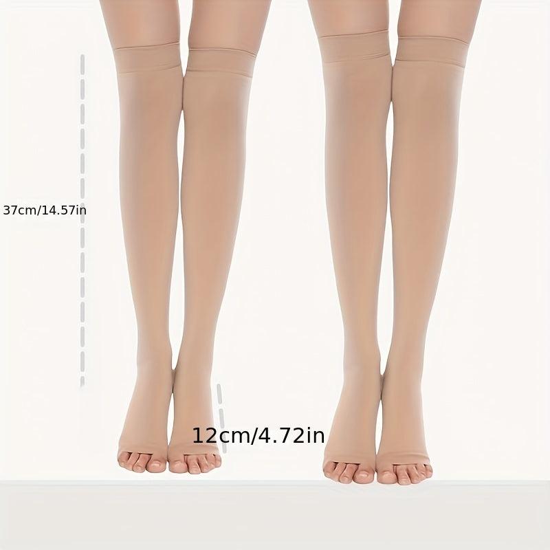 2 Pairs Women's Compression Socks for Varicose Veins