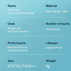 Waterproof Sleeping Earplugs Noise Reduction