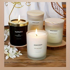 Smokeless Aromatherapy Candle Glass Cup Holiday Gift