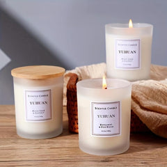 Smokeless Aromatherapy Candle Glass Cup Holiday Gift
