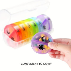 Weekly 7-Day Pill Organizer 2-Times-A-Day BPA-Free Pill Case