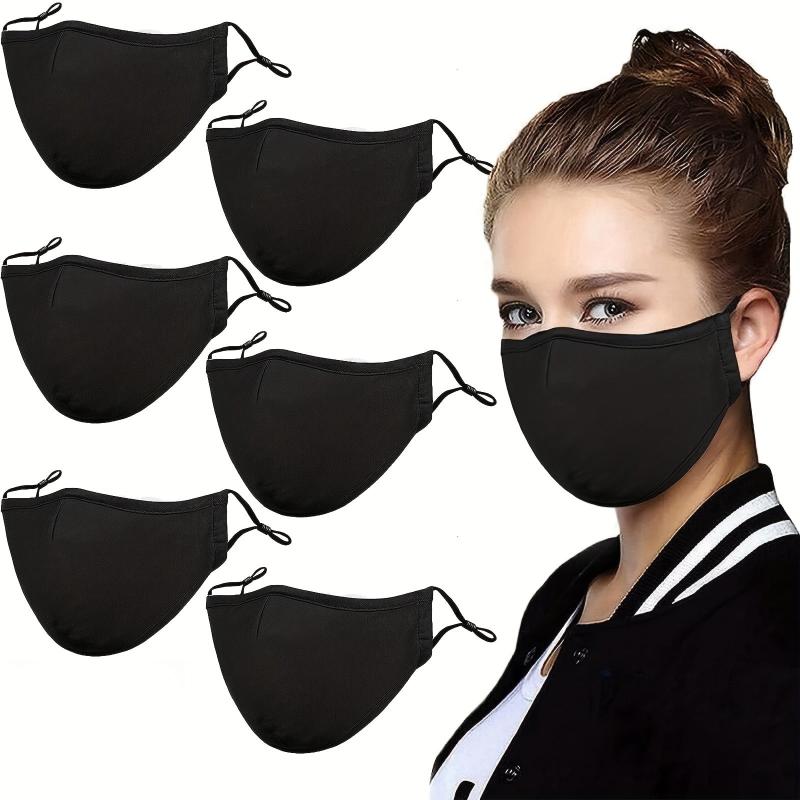 10 Pack Reusable Breathable Cloth Face Mask With Nose Wire And Filter Pocket