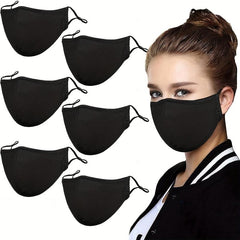 10 Pack Reusable Breathable Cloth Face Mask With Nose Wire And Filter Pocket