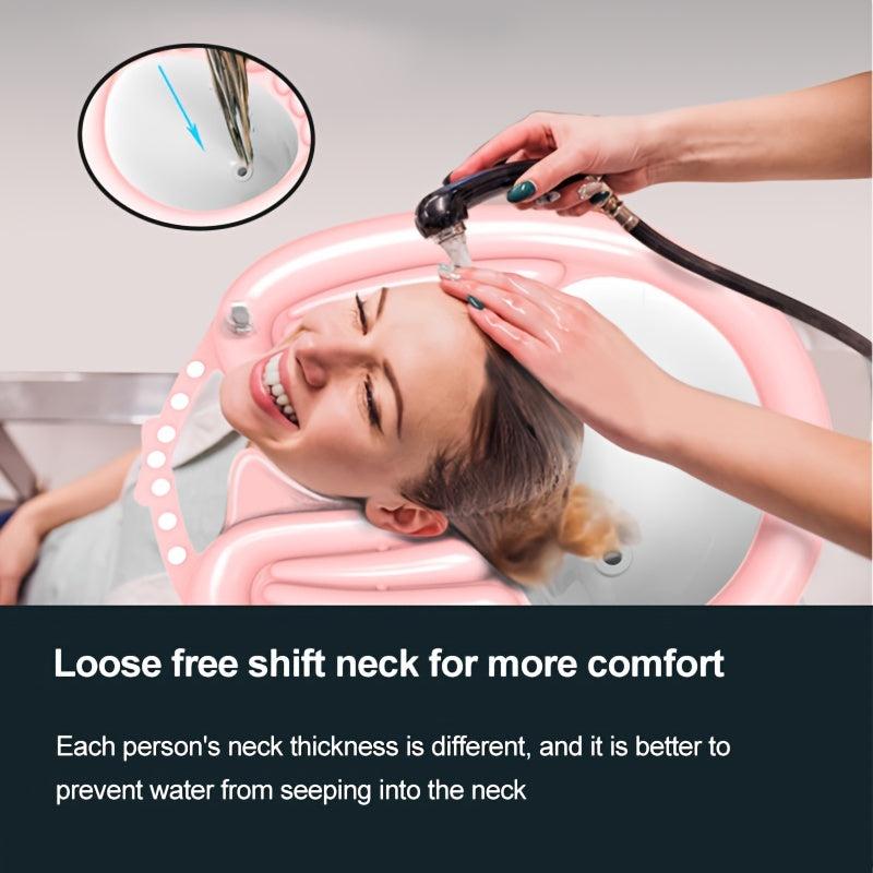 Inflatable Hair Washing Basin for Bedridden Elderly - Portable Shampoo Basin
