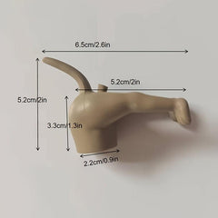 Pooping Dog Butt Toothpaste Topper Toilet Hat Fun Toy Squeezing Toothpaste Tool