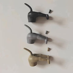 Pooping Dog Butt Toothpaste Topper Toilet Hat Fun Toy Squeezing Toothpaste Tool