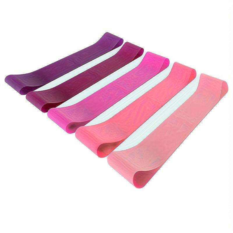 5 Resistance Exercise Bands Fitness Tension Bands