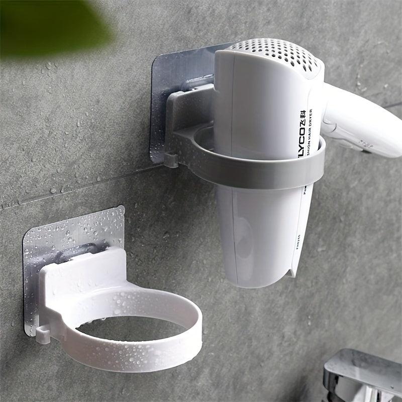 Hair Dryer Holder Bathroom Storage Wall Hanging Organizer