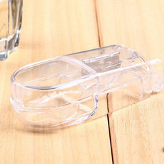 Compact Pill Cutting Box for Travel & Office Use